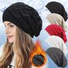 Winter Knitted Beanies Hat for Women Baggy Slouchy Solid Wool Cap Fashion Outdoor Warm Bonnet Hoods Female Snow Ski Warmer