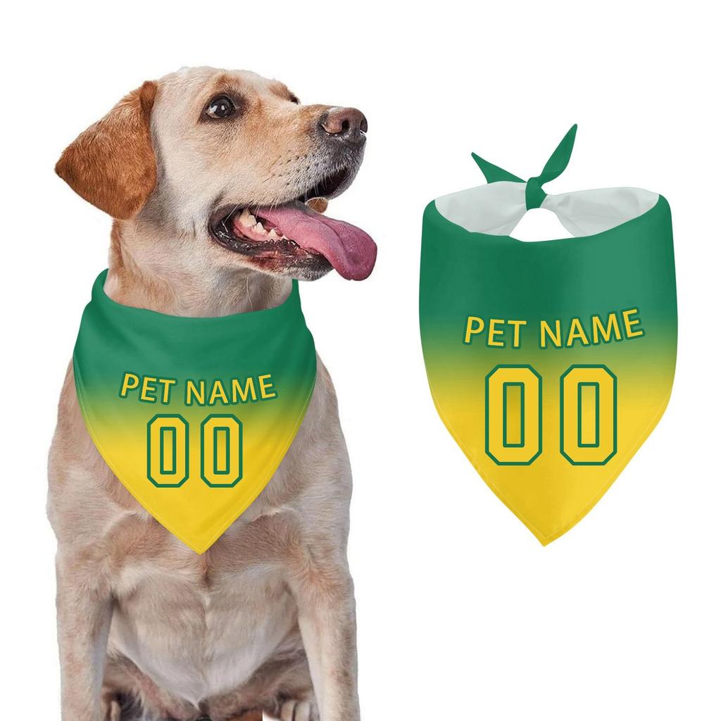 Personalized Dog Bandana With Name Number Custom Dog Bandana Pet Scarf For Puppy Small Medium Cats