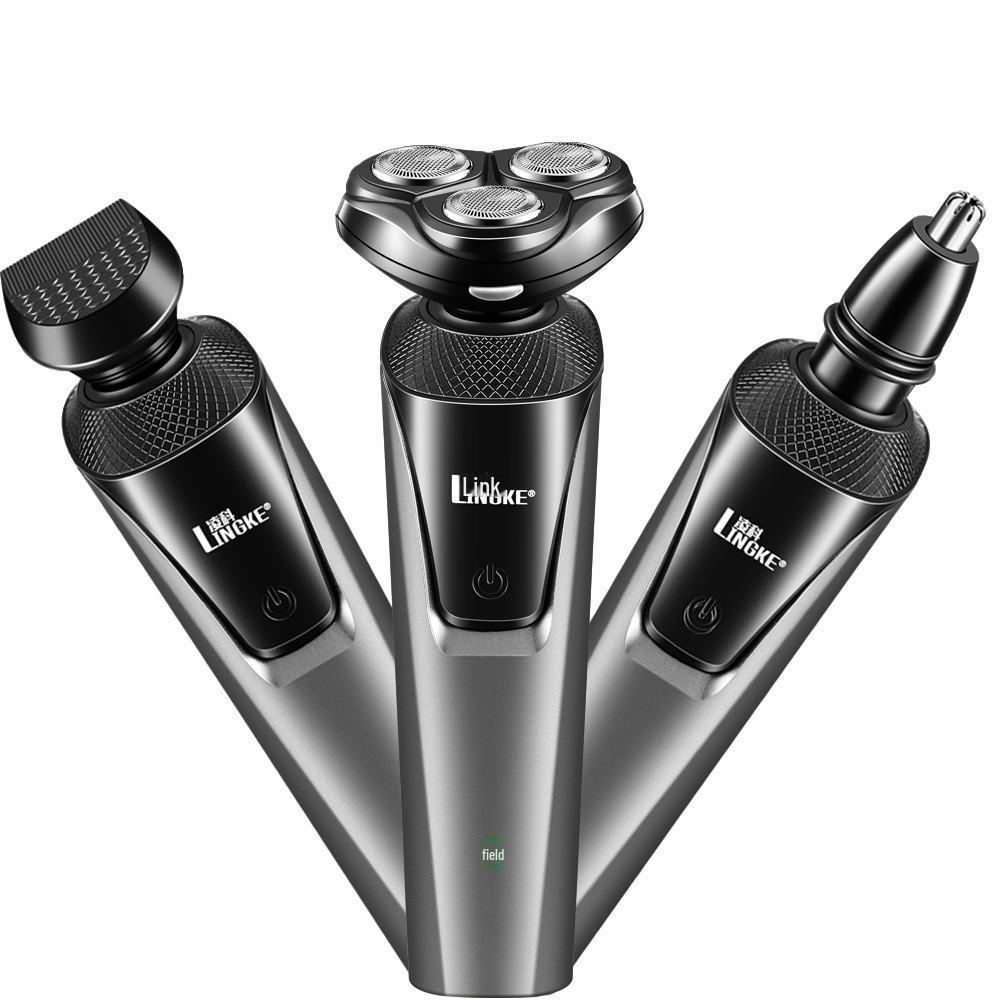 Linke 8806 Моющаяся USB-электробритва с тремя головками и многофункциональная бритва