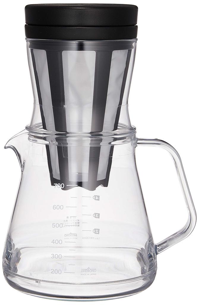 Akebono Sangyo Кофейный сервер Strong 750 Набор 2-в-1 Дриппер для черного капельного кофе Кофе/Холодный TW-3760