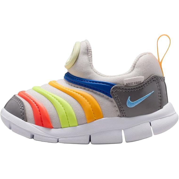 Nike Dynamo Free Low top Toddler Shoes White Gray Infant And Toddler 343938-033