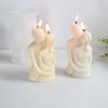 Hanwen Silicone Mold for Family Couple Hug Candle Ornaments