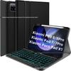 Чехол для планшета Xiaomi 7 с клавиатурой и слотом для стилуса, Redmi Pad 2, Poco Pad X1, 7-цветная подсветка