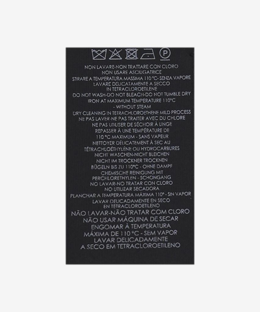 SAINT LAURENT Logo Patch Knit Scarf - Black / 7991463Yr611000