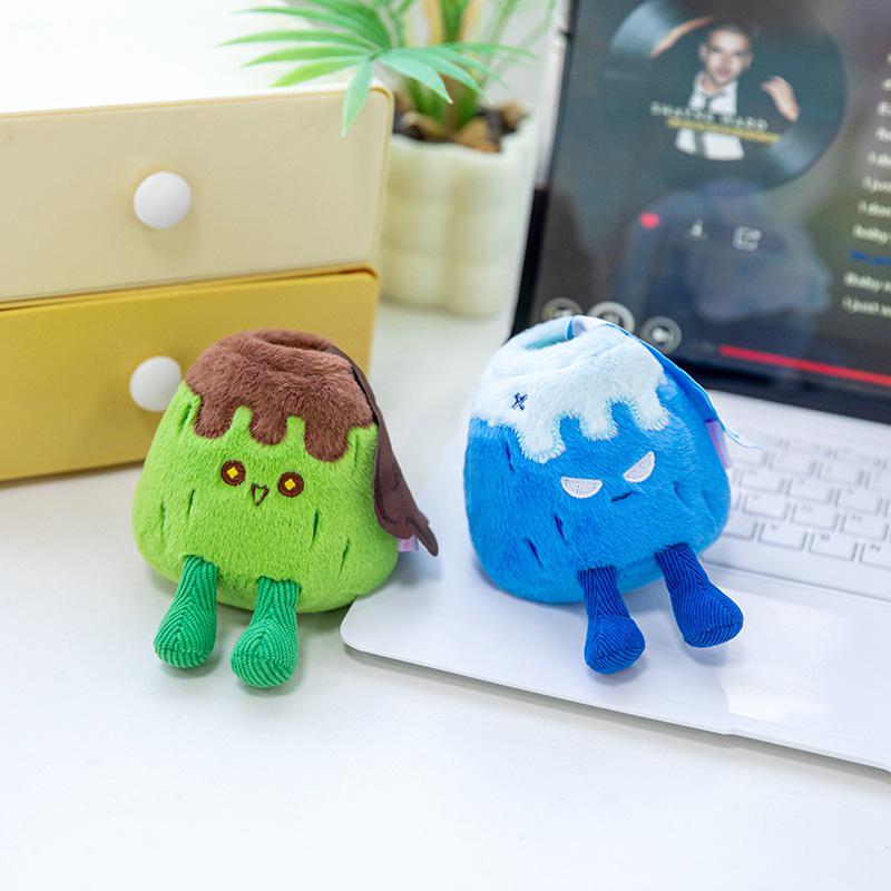 Плюшевая сжималка-антистресс «Вулкан, Дюна и Снежная гора» — Идеальный спутник на стол и подарок для студентов, мальчиков и девочек.