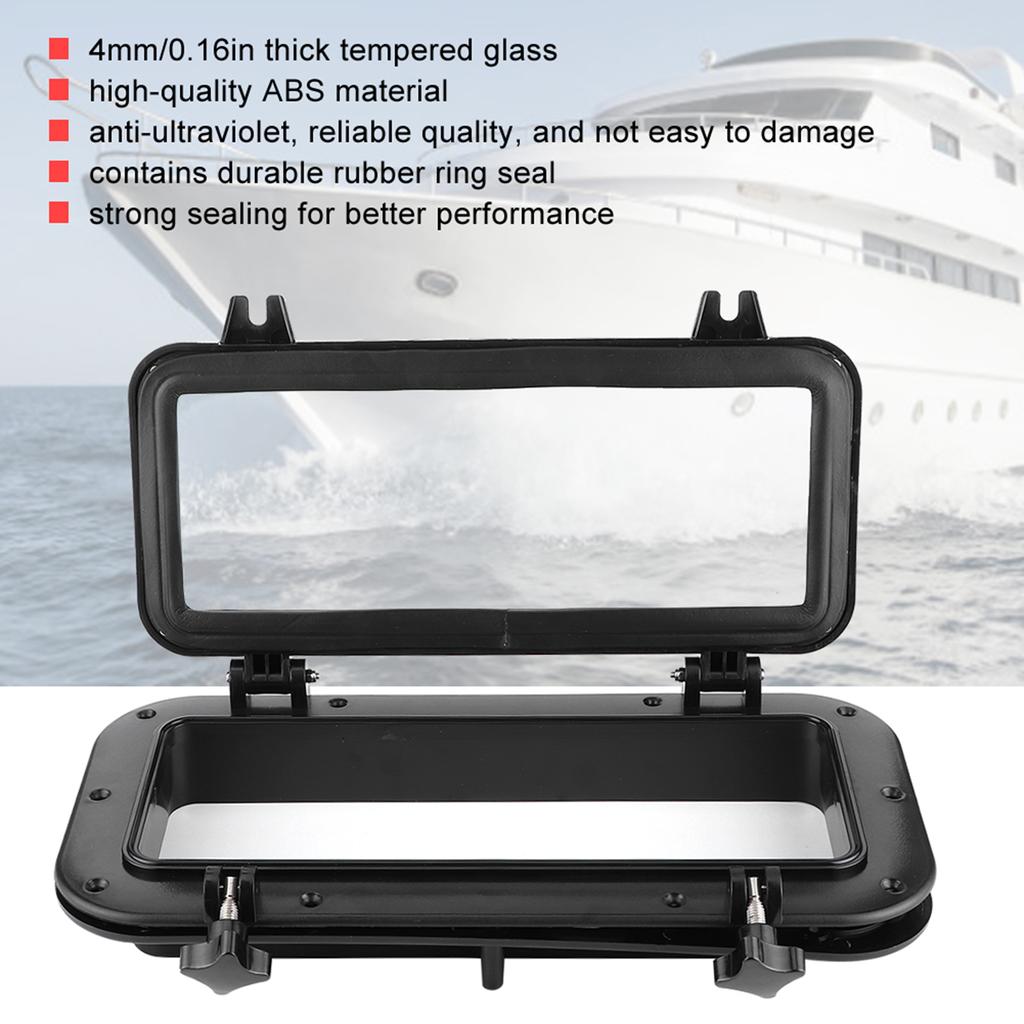 4 мм открывающийся иллюминатор прямоугольный иллюминатор закаленное стекло устойчивое к ультрафиолетовому излучению окна для лодки яхты 400x200 мм лодочный аксессуар