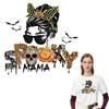 Thermal Sticker On Clothes Girl Spooky Patches A-Level Washable Diy Hoodies Tops Vinyl Thermal Press Iron-On Transfer Clothes