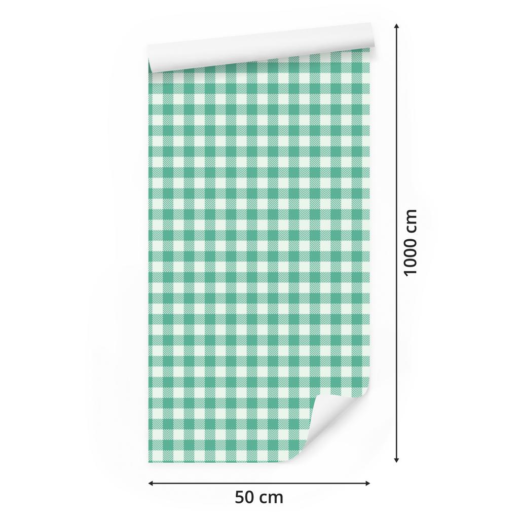 Wallpaper Mint and sea fabric pattern, mint background 50x1000