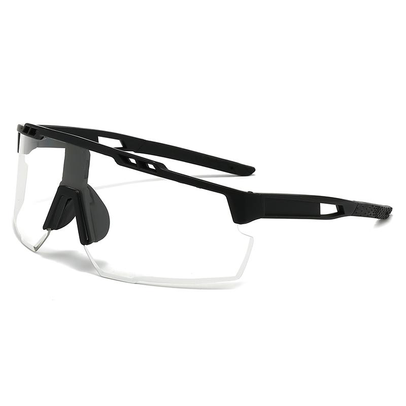 New Outdoor Fashion Riding Windproof Glasses With Large Frame Integrated Uv Protection Sports Sunglasses 3254