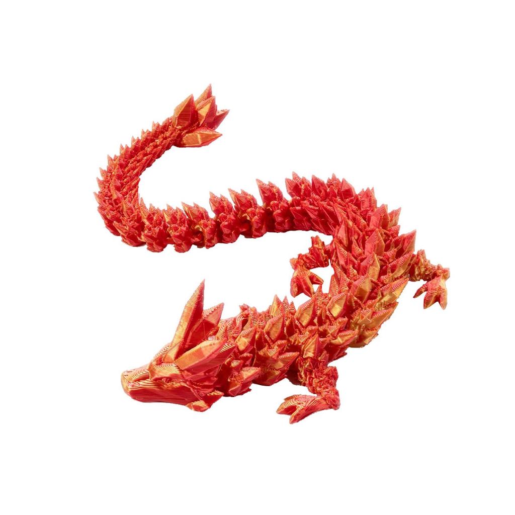 Mystery Dragon With Egg, 3D Printed Dragon With Egg, Full Articulated Flexible Dragon With Eggs, 3D Printed Gift Toy