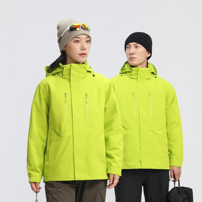 New Standard Detachable Fleece Liner 3-in-1 Jacket Men Women Outdoor Business Windproof Waterproof Coat