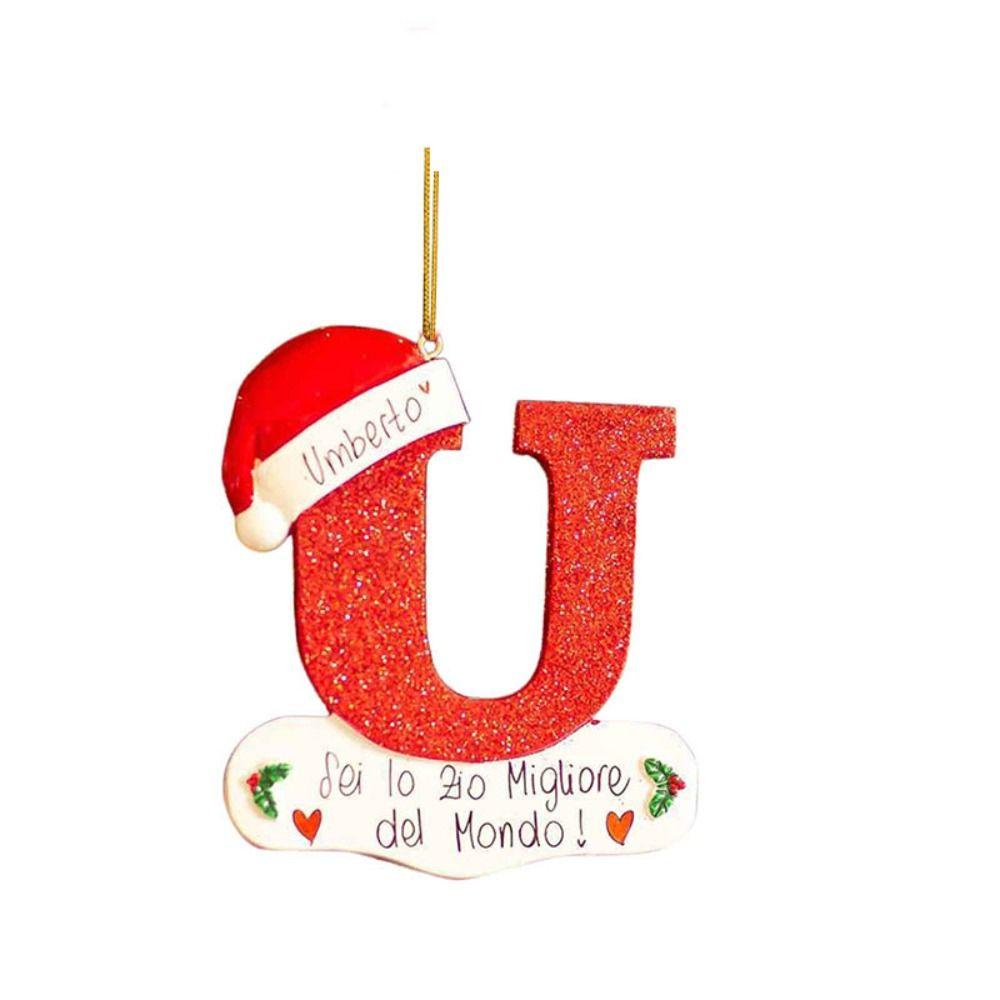 Xmas Christmas Tree 26 Letter Pendant Cartoon Christmas Tree Hanging Decor   Car Decorations