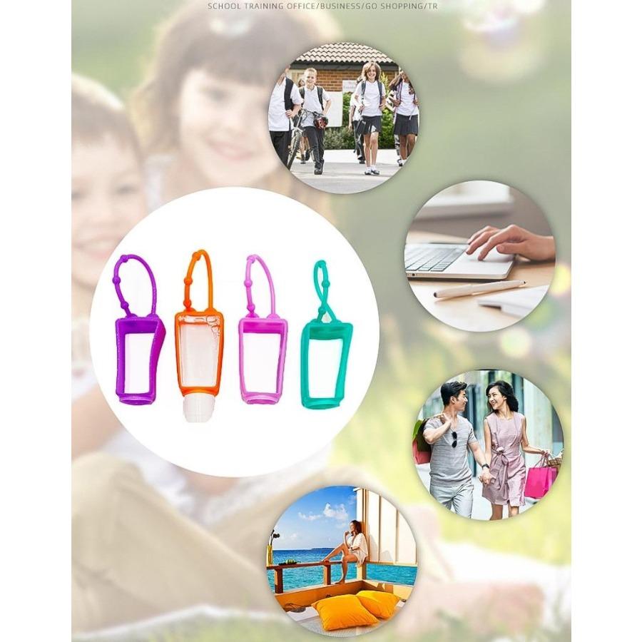 30 мл Дезинфицирующее средство для рук Бутылка с крючком Силиконовый чехол, Чехол для флакона духов Портативная Автомобильная бутылка для дезинфекции Комар