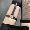 Punk Heart Garter Belt Sexy Women Pu Leather Belt Lady Girls Elasticity Body Harness Tight Suspender Strap