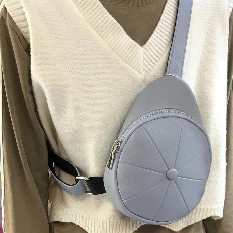 Маленькая круглая сумка Модная сумка-ракушка Треугольная сумка Многофункциональная нагрудная сумка, поясная сумка Спортивная маленькая сумка