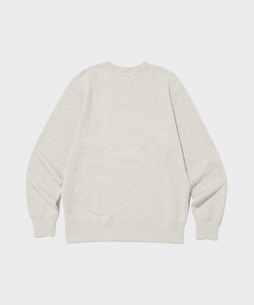 CHAMPION C-Logo Crewneck Sweatshirt Cream