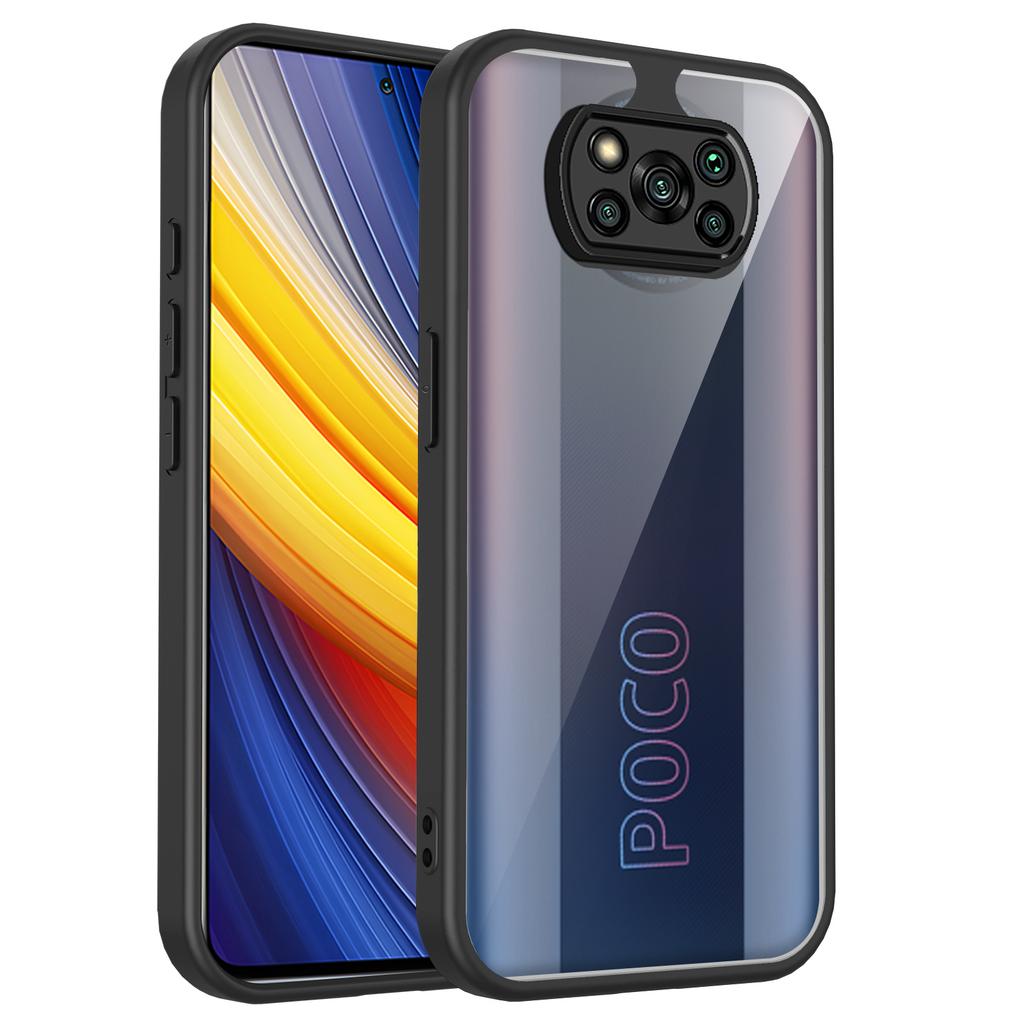 Для Xiaomi Poco X3 Pro Чехол Силиконовый TPU Бампер с Воздушной Подушкой Прозрачная Матовая Задняя Крышка Жесткий Чехол для Телефона для Xiaomi Poco X3 NFC X3Pro