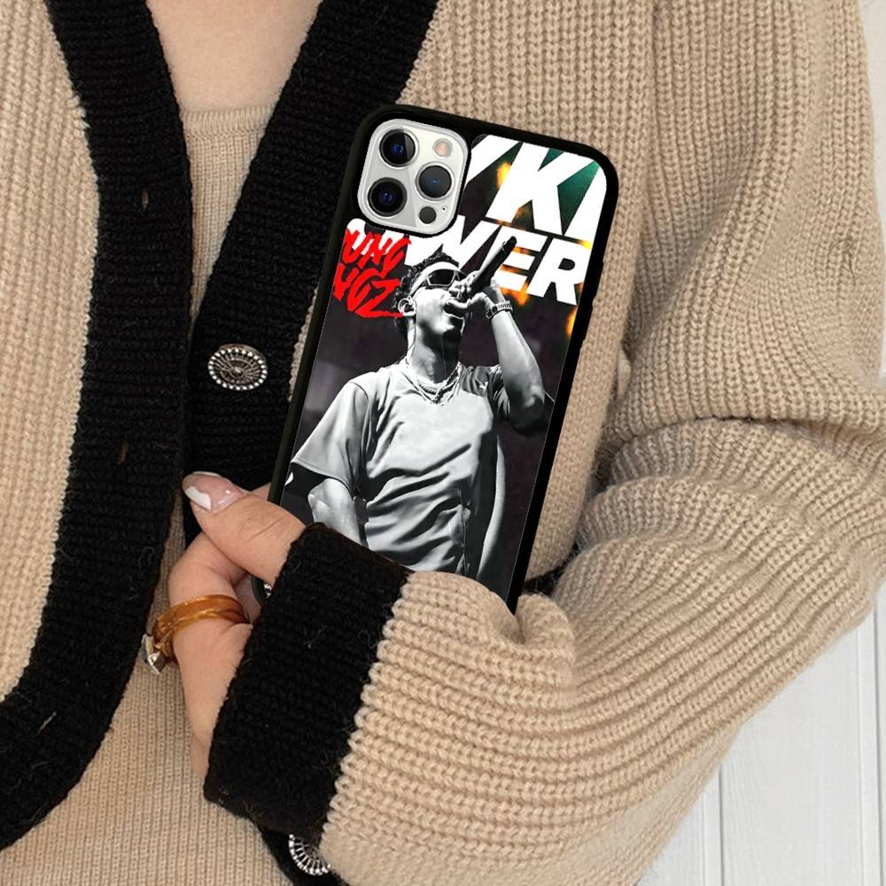 Myke Towers Rapper PC+TPU Phone Case For IPhone 11 12 13 14 15 16 17 Plus Pro Max Cover