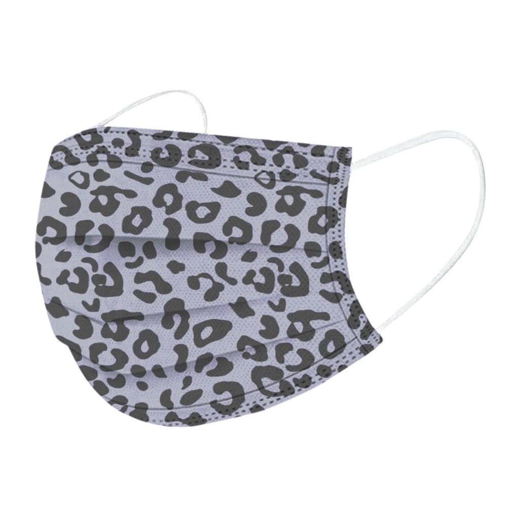 10 шт. трехслойная одноразовая пыленепроницаемая защитная маска с леопардовым принтом для взрослых
