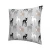 Greyhounds Pillowcase Polyester Cushion Cover Decoration Sloughi Azawakh Dog Pillow Case Cover Home Dropshipping 45X45cm