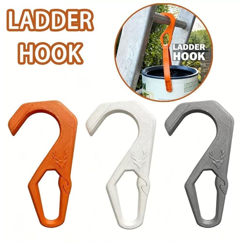 3D Printed Ladder Paint Bucket Hook Heavy Duty Painting Secure Clip Tool Ceiling Maintenance