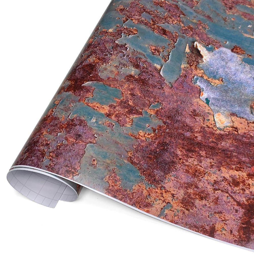 Ржавеющая виниловая пленка для оклейки автомобиля Водонепроницаемая Ржавчина Камуфляж Мотоциклы Мотоциклетные наклейки для покрытия автомобиля Автоаксессуары