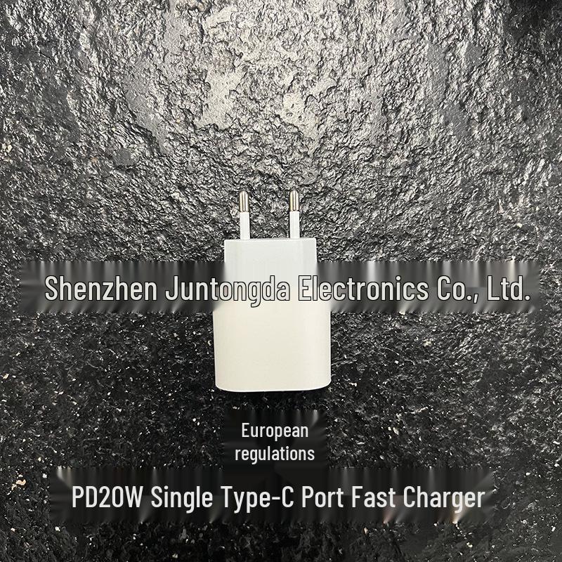 Быстрое зарядное устройство с двумя портами Type-C для Apple 14 Pro - 20 Вт, стандарт США, портативное и эффективное