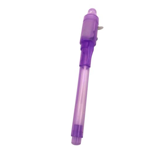 Ручка с невидимыми чернилами, встроенный УФ-свет, волшебный маркер, подарок, школьные канцелярские товары для студентов