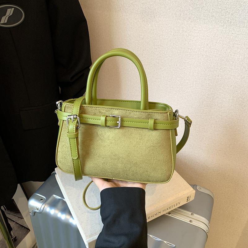 Популярная в этом году маленькая женская сумка осень-зима 2025, новая матовая ретро сумка-мессенджер, повседневная портативная сумка-ведро