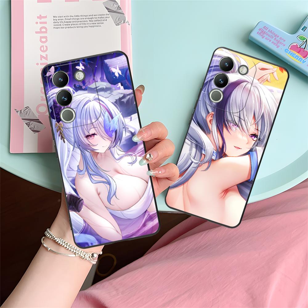 Матовый ТПУ чехол для мобильного телефона Azur Lane Unzen для VIVO V60 V50 V40 V30 V29 V27 V25 V23 Pro Lite 5G Цветная печать