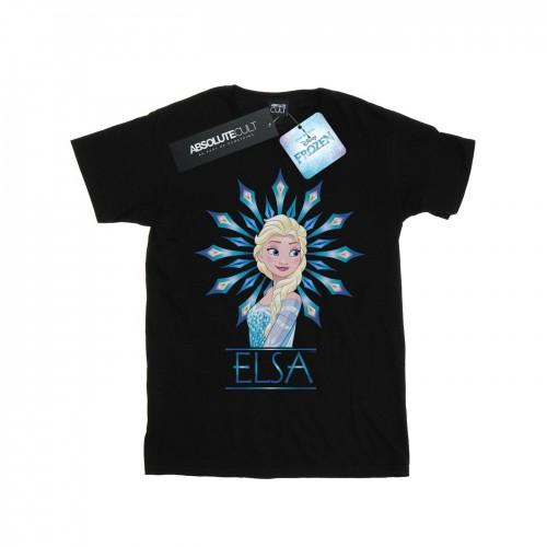 Disney Mens Frozen Elsa Snowflake T-Shirt