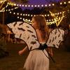 Fun Party Attire Bat Wing for Kids Girls, Halloween Fairy Music Festival Outfit Costume Parties, Cosplay, Festivals, Stage Performance