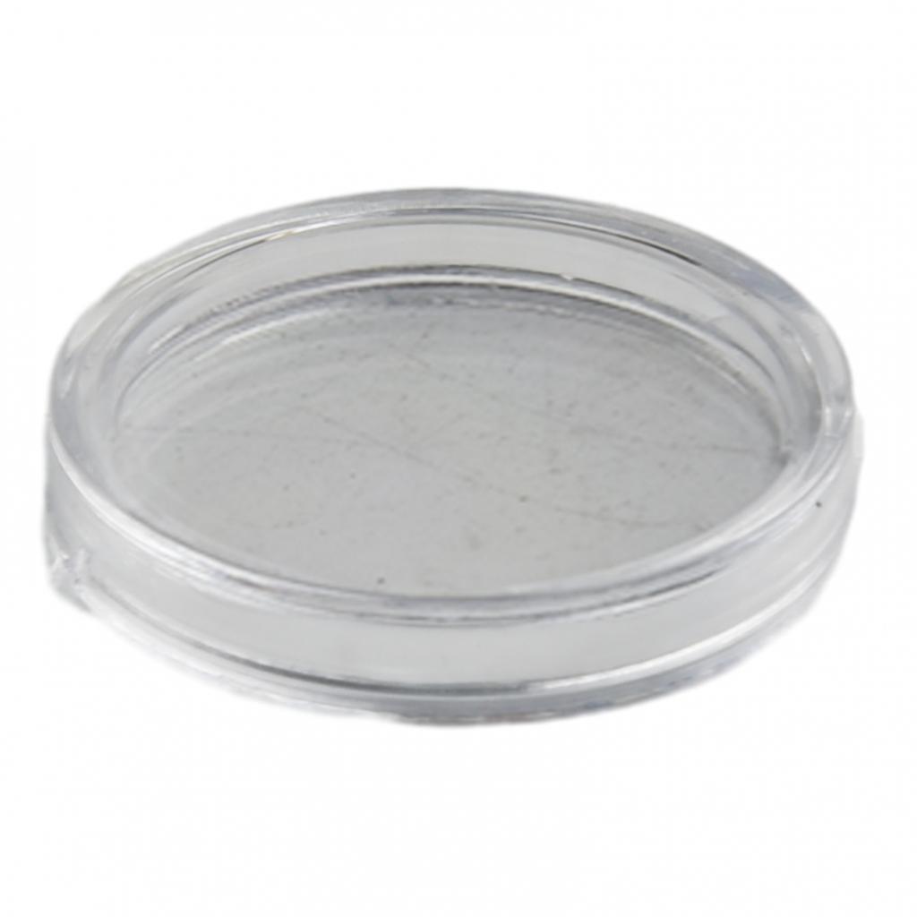Supplies Coin Box Holders Clear Capsules Containers Storage Transparent