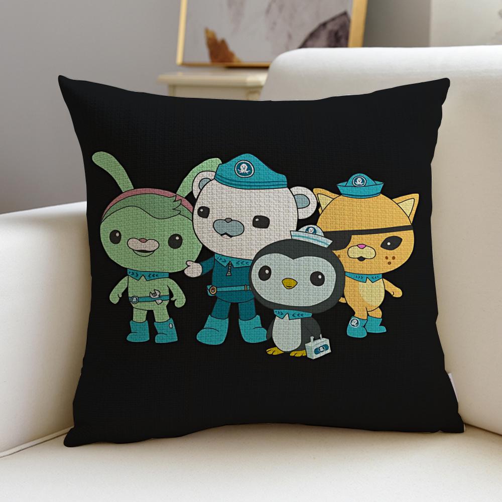 Cute The OctonautsS Cushion Cover Pcs Soft Decorative Square Cushion Covers x x Pillowcases for Sofa Couch Home Bedroom