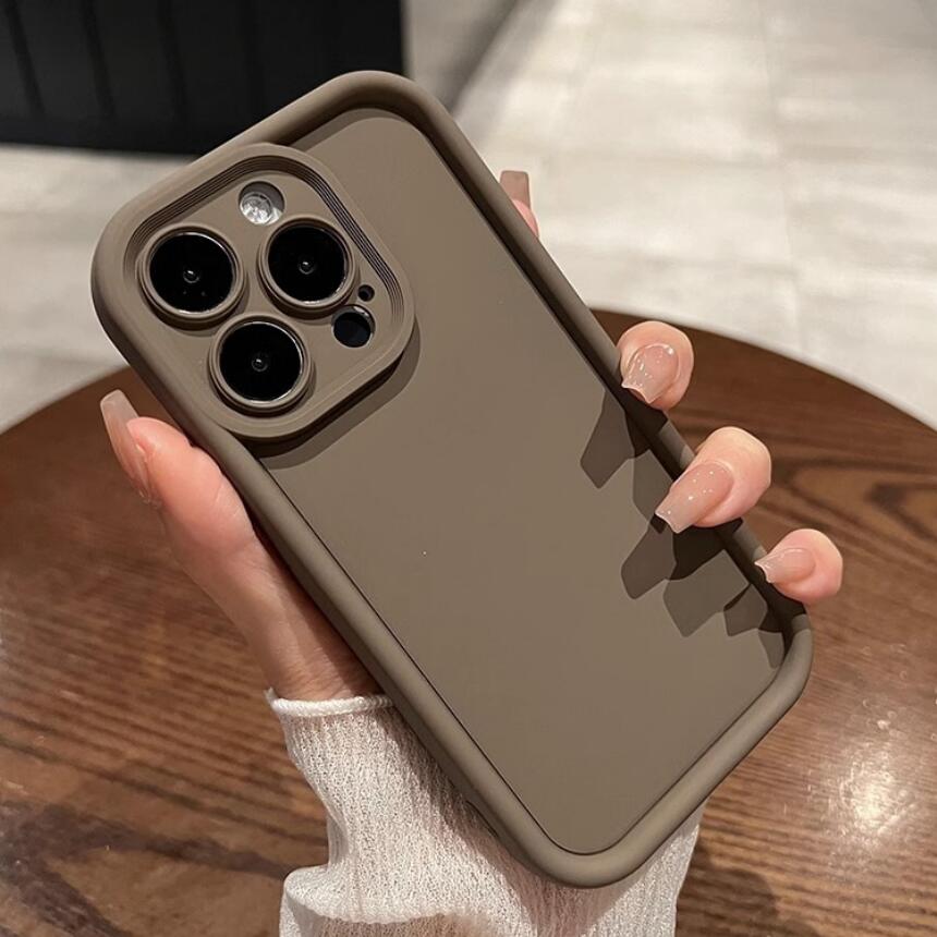 Роскошный Чехол для Телефона Мягкий Конфетного Цвета Для iPhone 16 15 14 13 12 11 Pro Max X XR XS Max 7 8 Plus SE 2022 Ударопрочный Бампер