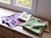 Kosugizen Daily Mini Bath Towel Everyday Life Pink Purple Set of 2 50 x 100 cm Moderately Thick Convenient Size x P - Cat's - & - - - (Medium
