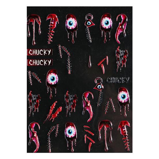 Наклейка для маникюра съемная, несколько стилей, декоративная