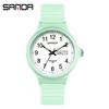 SANDA Personalized Creative Dual Calendar Electronic Quartz Men's and Women's Same Style Couple Watch