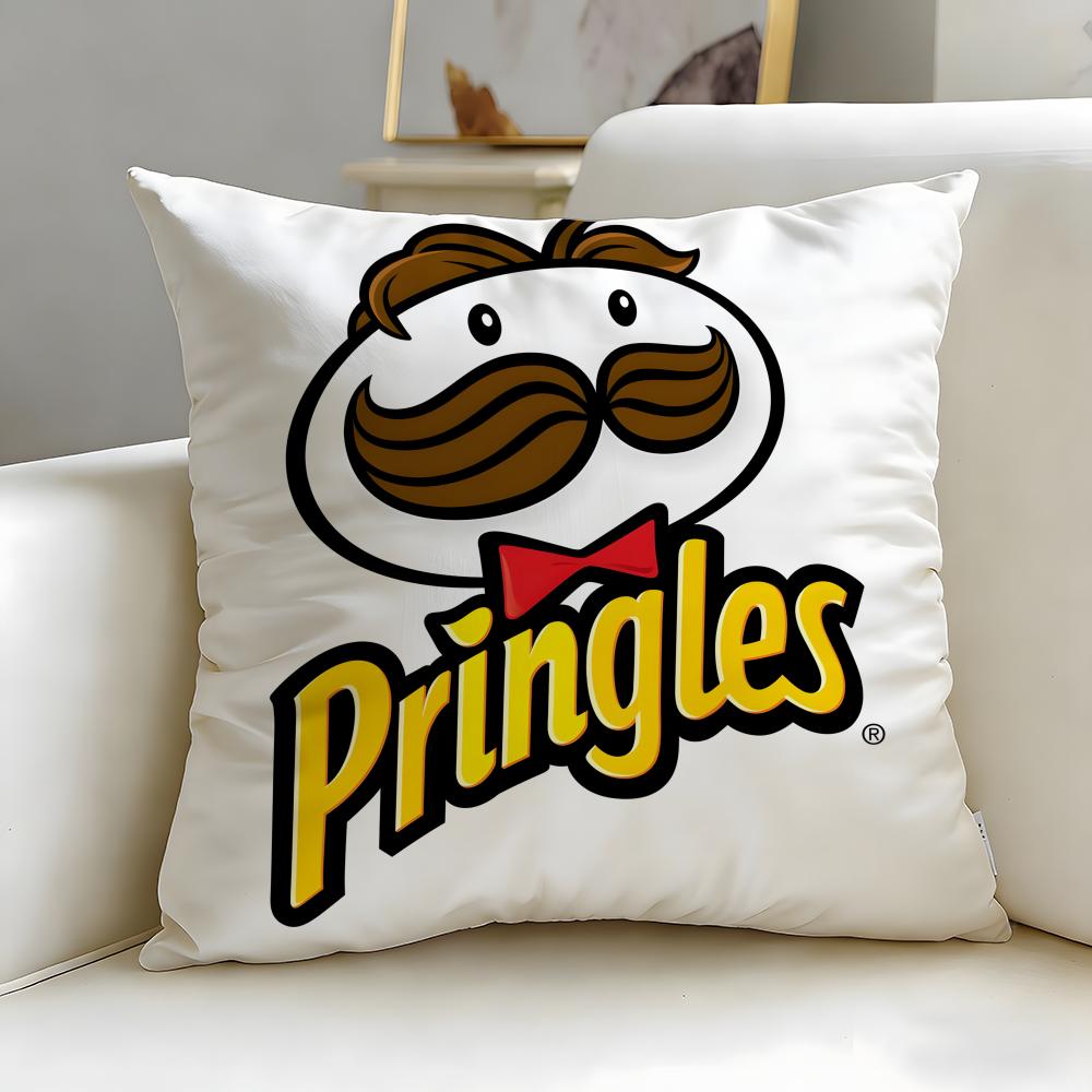 Классический бренд снеков Pringles Наволочка Мягкая и Легко стирающаяся – Универсальная для Дивана, Кровати, Путешествий и Офиса