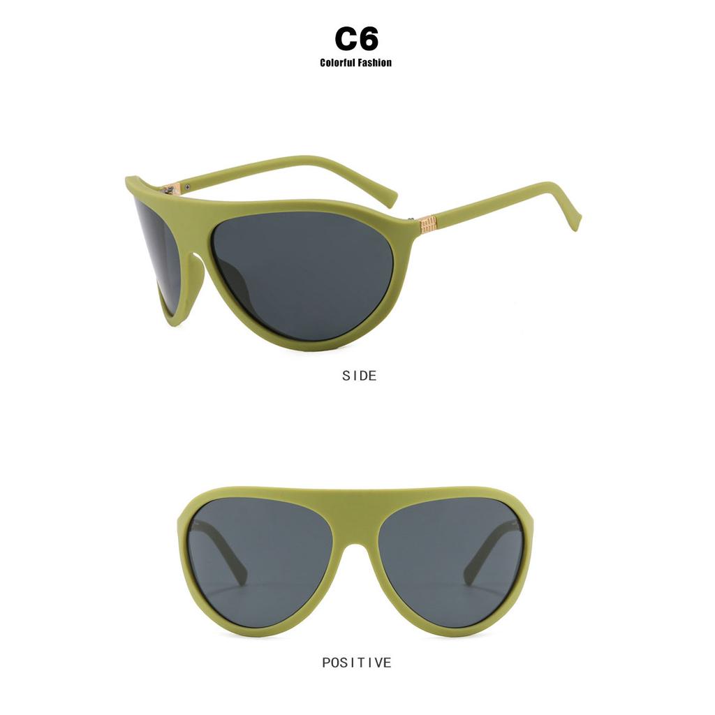 Персонализированные солнцезащитные очки с большой оправой, новые солнцезащитные очки для отдыха на открытом воздухе