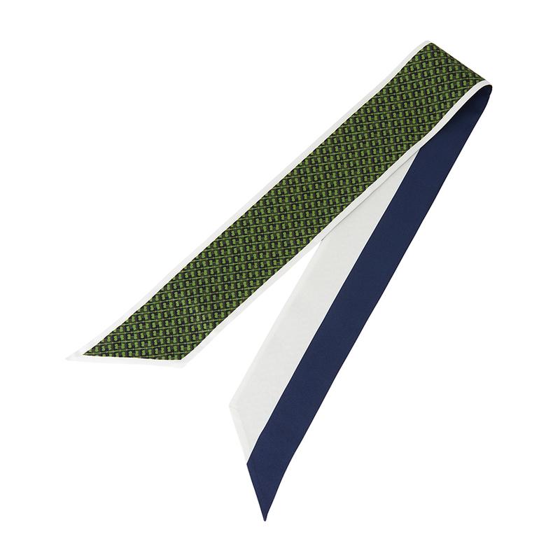 TORY BURCH Brand personalized printing pattern silk scarf women's green 180895 300-Green F
