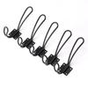 Black Vintage Decor Storage Rack Wall Mount Door Key Holder Clothes Hanger Coat Hooks Organizer
