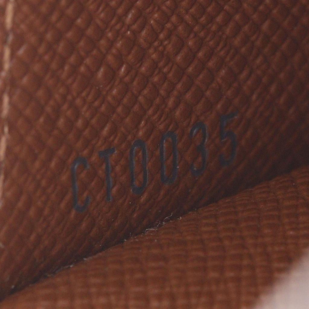 LOUIS VUITTON Ludlow Coin Purse M61927 Brown Monogram canvas unisex Used