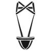 Mens Contrast Trim Chest Harness Jumpsuit Bulge Pouch Design One-Piece Bodysuit Jockstrap Underwear for Cosplay