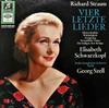 Виниловая пластинка RICHARD STRAUSS ELISABETH SCHWARZ Vier Letzte Lieder Und Funf Ander SMC91482 Columbia Германия Классика Б/у
