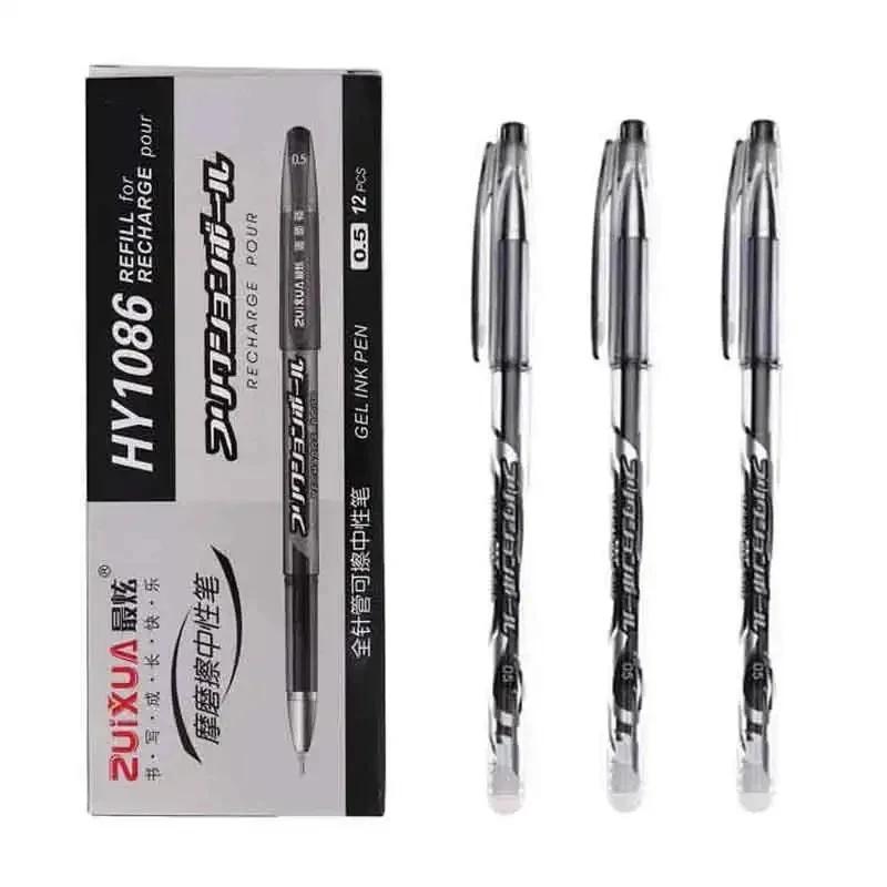 0,5 мм Коллекция стираемых гелевых ручек Черная Синяя Красная Ручка и стержень с чернилами Kawaii Ручки Моющийся корпус Школьные Офисные Принадлежности Канцелярские товары