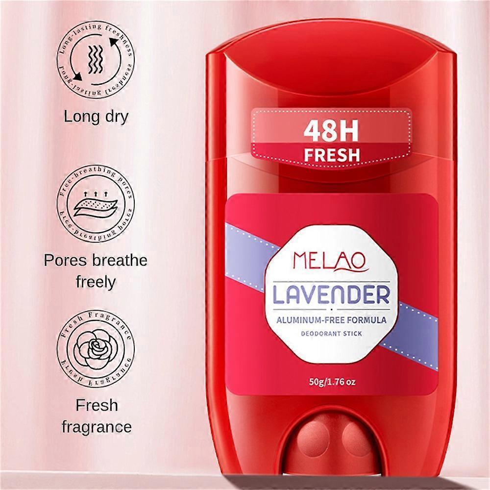 Deodorant Stick for Men & Women, 50g Roll-On Deodorant for Men, Aluminium Free Deodorant Stick, 48H