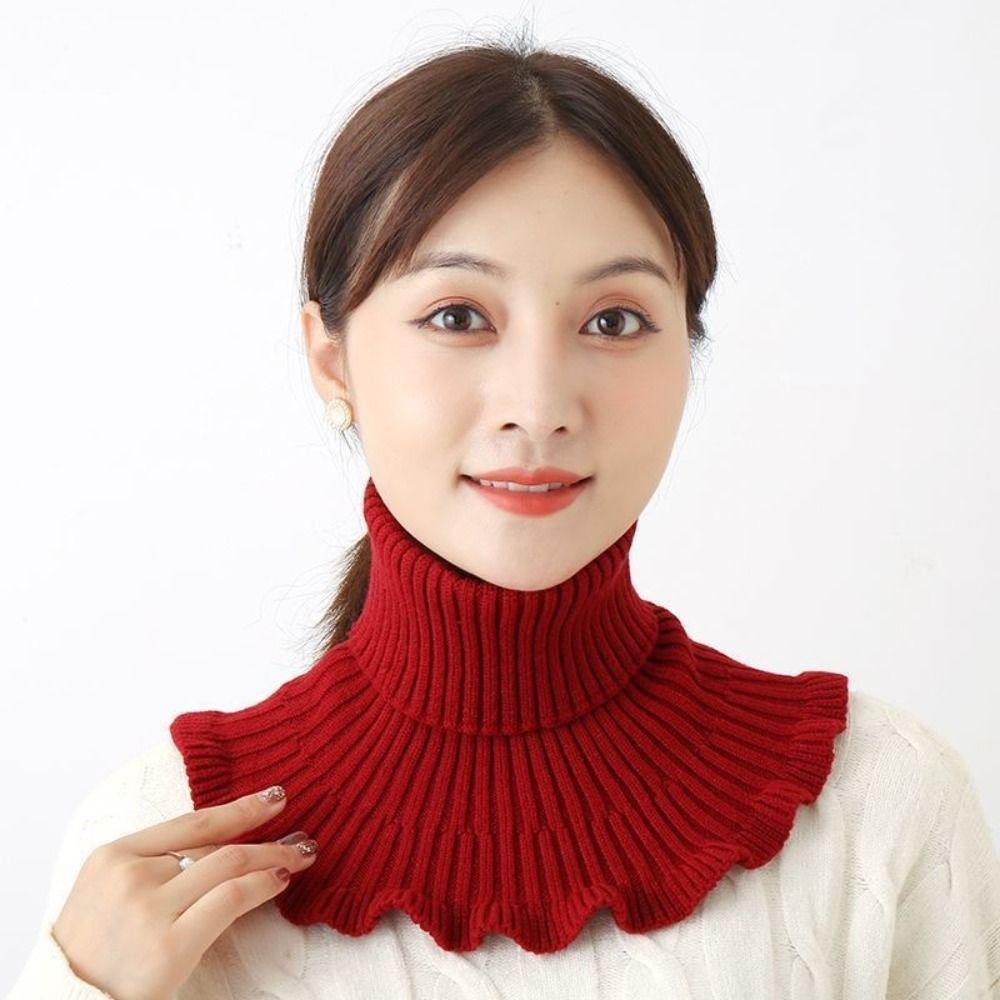Windproof Scarf Detachable Neck Warmer Fashion Turtleneck Men Women