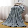 Modern Minimalist Plush Blanket Solid Color Single Layer Spring/summer Blanket Lightweight Air Conditioning Blanket Set
