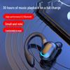 F8 Спортивные беспроводные Bluetooth-наушники с ушным крючком: Водонепроницаемый, Долгое время работы в режиме ожидания, Тяжелый бас, Bluetooth 5.2